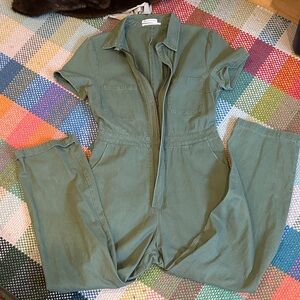 Urban Outfitters Olive Green Jumpsuit